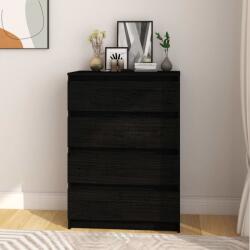vidaXL Dulap lateral, negru, 60x36x84 cm, lemn masiv de pin (808107) Comoda