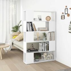 vidaXL Bibliotecă/Separator cameră, alb, 100x24x155 cm, PAL (809197) Biblioteca