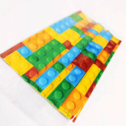 Szájmaszk Uniszex LEGO mintás szájmaszk, színes mintás szájmaszk, 3 rétegű maszk csomagban