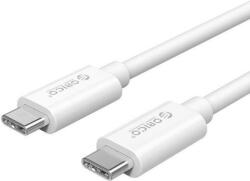 ORICO Cablu USB Orico CTC100-10 USB Type-C - USB Type-C 1m alb (CTC100-10-WH) - vexio