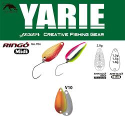 Yarie-jespa Lingurita oscilanta YARIE 704 Ringo Midi Hammered 2.0g, culoare V10 Mix Orange (Y70420V10)