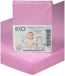 EKO Prelata EKO cu jerseu de cauciuc roz 120x60 cm (AGSP-02-M-PINK) Lenjerii de pat bebelusi‎, patura bebelusi
