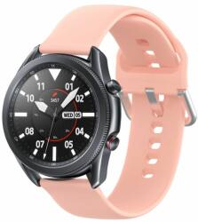Okosóra szilikon szíj - Huawei Watch GT / GT2 / GT2 Pro (42 mm) - pink szilikon szíj - tokgalaxis