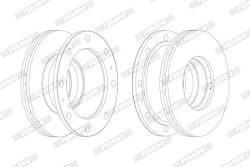 FERODO Disc frana FERODO PREMIER FCR106A (FCR106A)