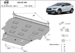 Scut Protection Volvo V40, 2012-2019 - Acél Motorvédő lemez