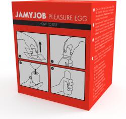 Jamyjob Pleasure tojás maszturbátor - piros