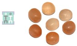  Selenit Portocaliu Rulat Natural - 20-25 x 18-22 mm - ( M ) - 1 Buc