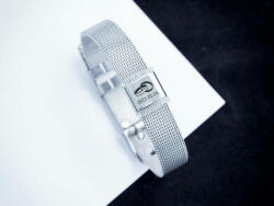 R. M. ékszer Esküvőtök napja egyedi medálos MoMents acél karkötő (16127RM)