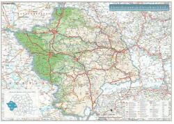  Harta Regiunii Vest din Romania