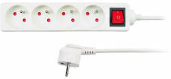 Solight 4 Plug 7 m Switch (PP34)