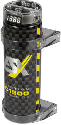 ESX Condensator auto ESX DC1500, 1.5 Farad, bloc de distributie integrat (DC1500)