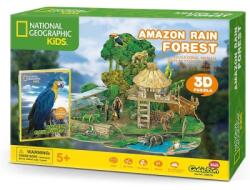 CubicFun Puzzle 3D si brosura, Padure Amazoniana, 67 piese, CubicFun ACUDS0979H (CUDS0979H) Puzzle