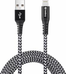 Sandberg 441-41 USB-A apa - Lightning apa Adat és töltőkábel (2m) (441-41)