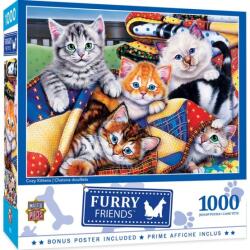 Masterpieces 1000 db-os puzzle - Furry Friends - Cozy Cats (72181) (72181)