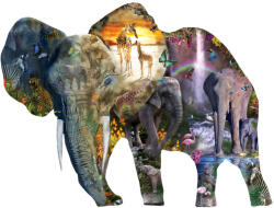 SunsOut 95015 - Elephant Waterfall - Alixandra Mullins - 1000 db-os puzzle (95015)
