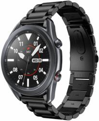 Huawei Watch GT / GT2 / GT2 Pro (46 mm) okosóra fémszíj - fekete fémszíj (22 mm)