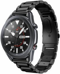 Okosóra szíj - Huawei Watch GT / GT2 / GT2 Pro (46 mm) okosóra fémszíj - fekete (22 mm) - tokgalaxis
