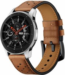 Huawei Watch GT / GT2 / GT2 Pro (46 mm) okosóra szíj - TECH-PROTECT Leather barna bőr szíj (22 mm szíj szélesség)