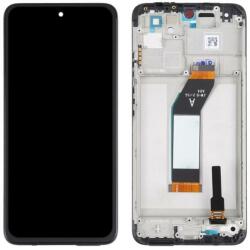 560002K19A00 Xiaomi Redmi 10 fekete OEM LCD kijelző érintővel kerettel, előlap (560002K19A00)