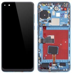 NBA001LCD10112171 Huawei P40 kék OLED LCD kijelző érintővel kerettel előlap (NBA001LCD10112171)
