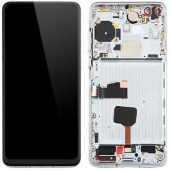 NBA001LCD10112170 Huawei P40 ezüst OLED LCD kijelző érintővel kerettel előlap (NBA001LCD10112170)