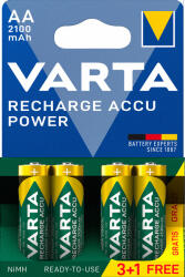 VARTA Elem akkumulátor Varta Ready2Use AA ceruza 2100mAh 4 db Ready to use tölthető akku