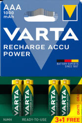 VARTA Ready2Use AAA 1000mAh tölthető elem (4) (5703301494)