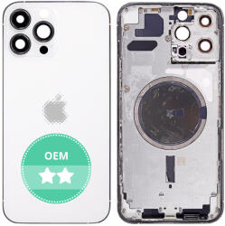 Apple iPhone 13 Pro Max - Hátsó Ház (Silver), Silver