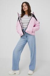 Superdry rövid kabát női, rózsaszín, téli - rózsaszín M - answear - 49 990 Ft