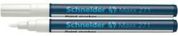 Schneider Marker cu vopsea SCHNEIDER Maxx 271, varf rotund 1-2mm - alb (S-127149) - ihtis