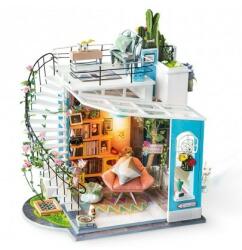 Rolife Puzzle 3D Minicasuta de papusi Dora's Loft DIY, RoLife, 171 piese