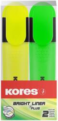 Kores BRIGHT LINER PLUS 2 színből álló szett (sárga, zöld) (36121)