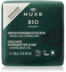 NUXE Bio Organic Delicate Superfatted Soap Camelina Oil extra finom tápláló szappan testre és arcra 100 g