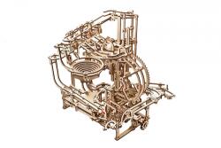 UGears Puzzle 3D, lemn, mecanic Marble Run Stepped, 355 piese, Ugears UG121287 (121287)
