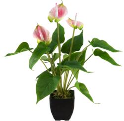  EUROPALMS Anthurium, artificial plant, white and pink (82540348)