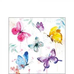 Butterfly Collection white papírszalvéta 25x25cm, 20db-os