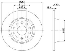 KRIEGER Disc frana SEAT TOLEDO III (5P2) (2004 - 2009) KRIEGER 0950004069