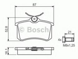 Bosch Set placute frana, frana disc VW GOLF VI (5K1) (2008 - 2013) BOSCH 0 986 494 399