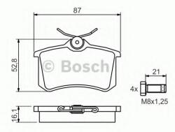 Bosch Set placute frana, frana disc VW CADDY III Caroserie (2KA, 2KH, 2CA, 2CH) (2004 - 2016) BOSCH 0 986 494 399