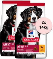 Hill's Hill's Science Plan Canine Adult Large Breed Chicken 2 x 14kg