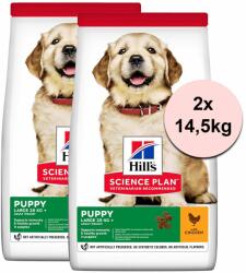 Hill's Hill's Science Plan Canine Puppy Large Breed Chicken 2 x 14, 5kg