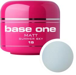 Base One Gel UV color Base One, Matt, summer sky 15, 5 g