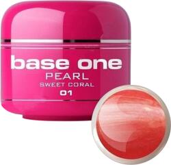 Base One Gel UV color Base One, 5 g, Pearl, sweet coral 01