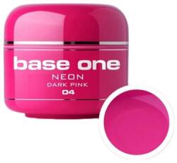 Base One Gel UV color Base One, Neon, dark pink 04, 5 g