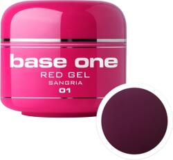 Base One Gel UV color Base One, Red, sangria 01, 5 g