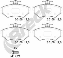 BRECK set placute frana, frana disc BRECK 20168 10 701 00 (20168 10 701 00)