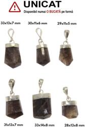 Pandantiv Cristal Natural Axinit Record Keeper cu Argint 925 - 28-33 x 11-14 x 5-8 mm