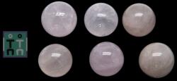 Sfera Cuart Raz Minerala Naturala - 21-23 x 21-23 mm - 1 Buc