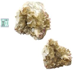 Cristal Natural Lepidolit Galben cu Albit - Neregulat - 72x69x70 mm - Unicat