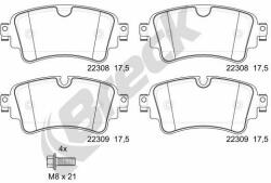 BRECK set placute frana, frana disc BRECK 22308 00 702 00 (22308 00 702 00)